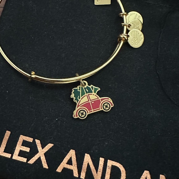 🎄 Alex and Ani Christmas Car Journey Bracelet +FREE GIFT! - Picture 3 of 4